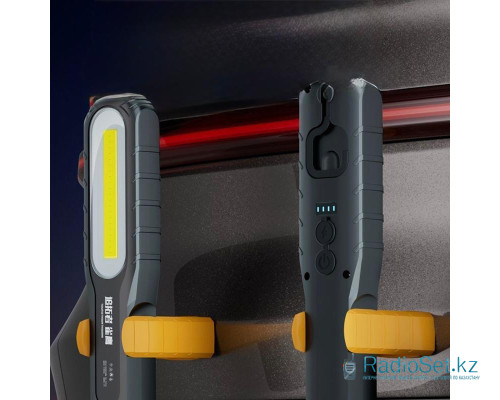 Портативный светодиодный фонарь T62 с магнитом и подвесным крючком